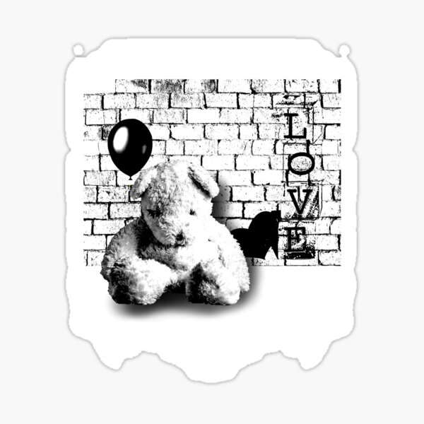 Item preview, Amorous teddy cuddle bear love sad designed and sold by shurikaner.