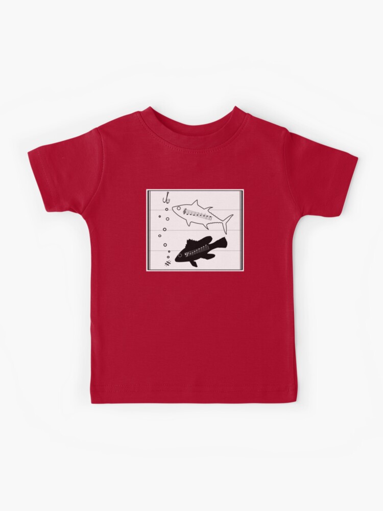 Fish Scales -- A Duet (Musical Fish) Kids T-Shirt for Sale by