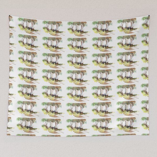 Item preview, Trees on a hill designed and sold by Maree Clarkson .