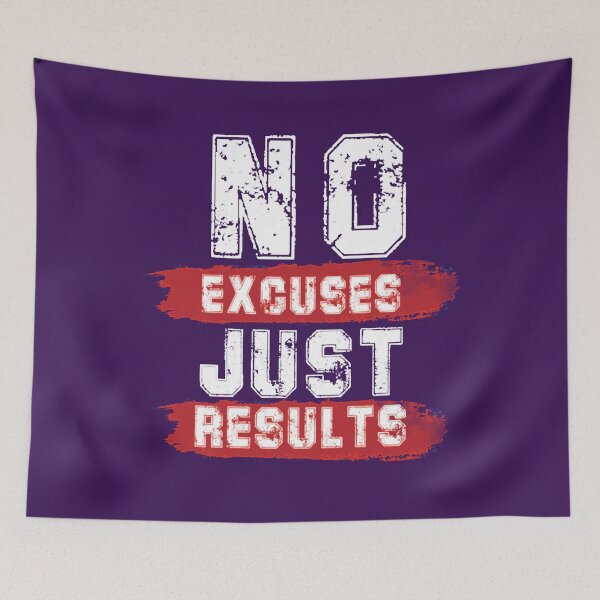 Item preview, No Excuses Just Result designed and sold by SamakaDirue.