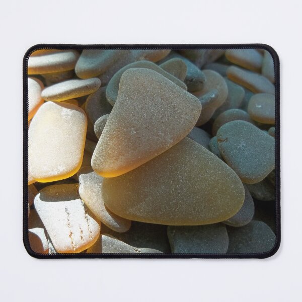 Item preview, IMAGE PRINT ONLY Sunlit Brown Sea Glass Pieces and Honey Amber Sea Glass Pieces designed and sold by Beachy.