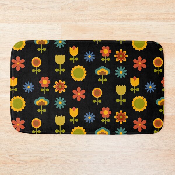 Item preview, Pastel Colored Floral Pattern / Vintage 60s and 70s Retro Flower Design For Flower Lovers & Nature Lovers  designed and sold by haRexia.
