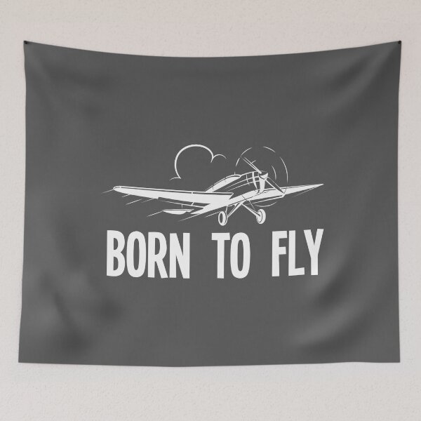 Item preview, Born To Flying Fly Airplanes Pilots Airplane Pilot designed and sold by KimichoKoros.