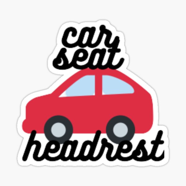 "car seat headrest essentiel" Sticker by AspireTreasures Redbubble