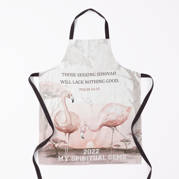 Artikelvorschau, Jahrestext 2022 My Spiritual Gems (Flamingo) Spiralnotizbuch entworfen und verkauft von crafts-gift.
