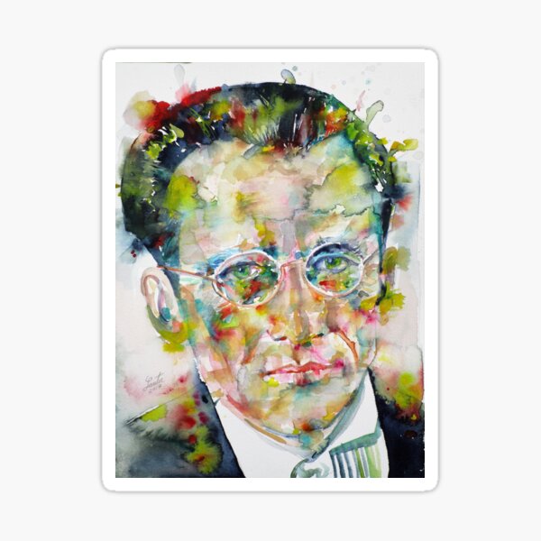 Artikel-Vorschau von ERWIN SCHRODINGER - Aquarellporträt, designt und verkauft von lautir.