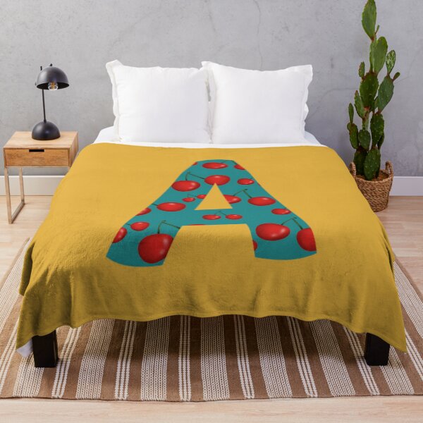 Item preview, Red Cherries Initial Monogram Letter A - Fruit designed and sold by Karen Ekdahl.