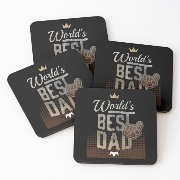 Item preview, Brown World's Best Dad  designed and sold by OMdesign10.