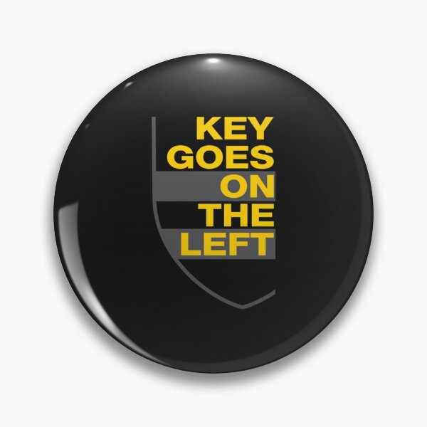 Item preview, Key Goes On The Left - YellowGray Classic T-Shirt designed and sold by FlorianObers.