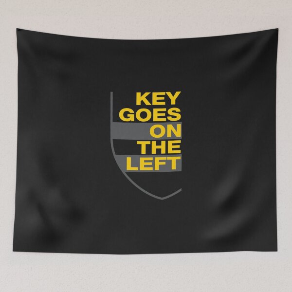 Item preview, Key Goes On The Left - YellowGray Classic T-Shirt designed and sold by FlorianObers.