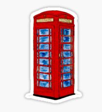 English Telephone Box Sticker