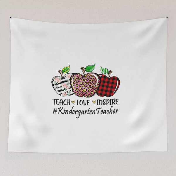 Item preview, Teacher Teach Love Inspire back to school funny designed and sold by Danielle6695.