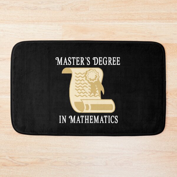 Item preview, Masters Degree in Mathematics - College - University - Graduation - Graduatees designed and sold by GraduaTees.