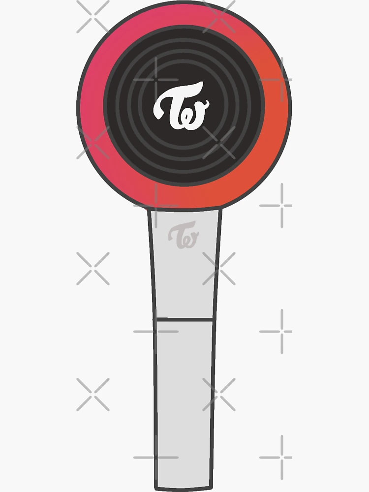 Twice Lightstick Sticker for Sale by starrynightsart