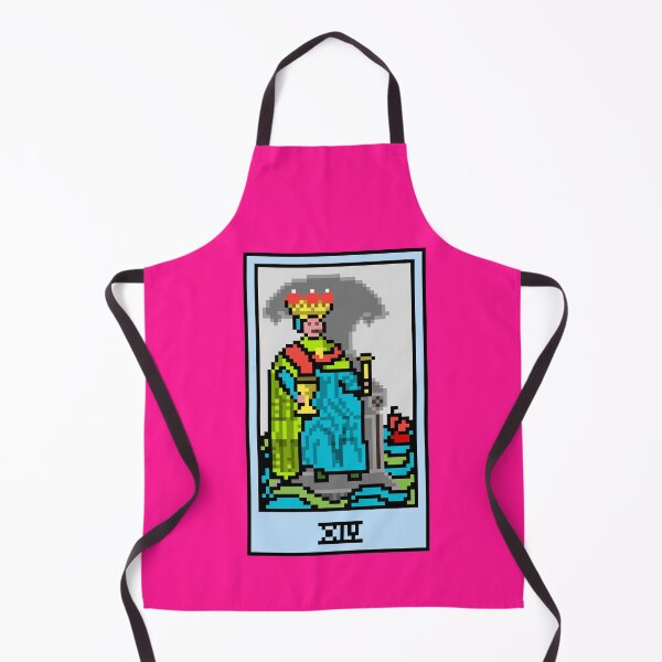 Item preview, Wait, is this pixel art tarot? Pink - Minor Arcana 'King of Cups' (Design for T-shirt, stickers and other accessories) designed and sold by Pixel Waite.