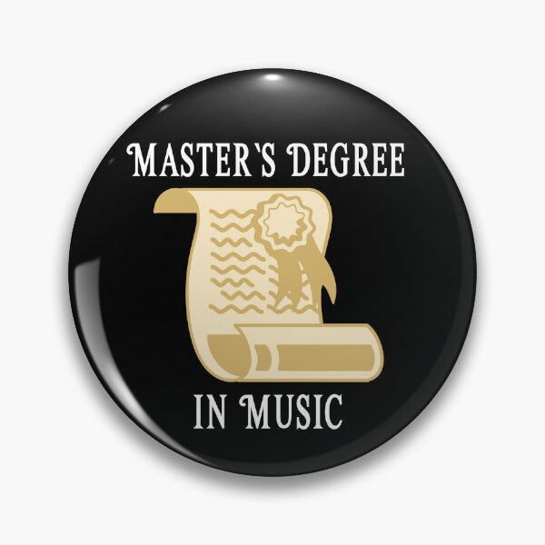 Item preview, Masters Degree in Music - College - University - Graduation - Graduatees designed and sold by GraduaTees.