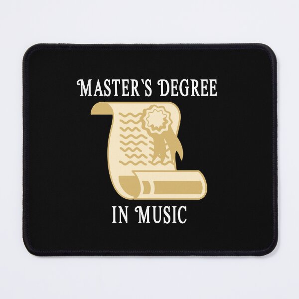 Item preview, Masters Degree in Music - College - University - Graduation - Graduatees designed and sold by GraduaTees.