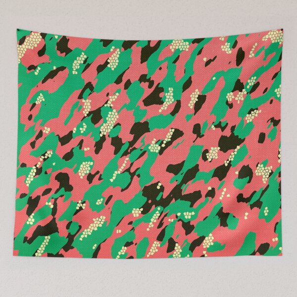 Item preview, Camouflage - Salmon and light green  designed and sold by Tshirtstory.