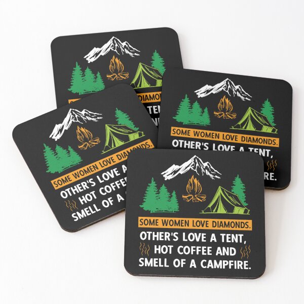 Item preview, Camping Girl Campfire Women designed and sold by TM-Multidesign.