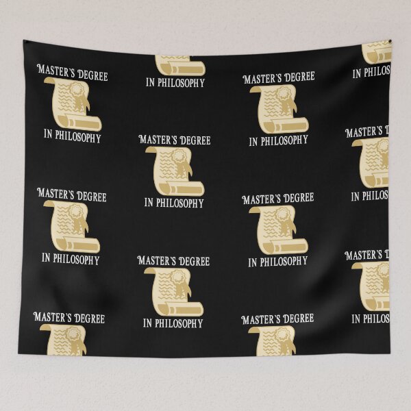 Item preview, Masters Degree in Philosophy - College - University - Graduation - Graduatees designed and sold by GraduaTees.