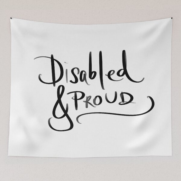 Item preview, Disabled and Proud designed and sold by Meg Riley.