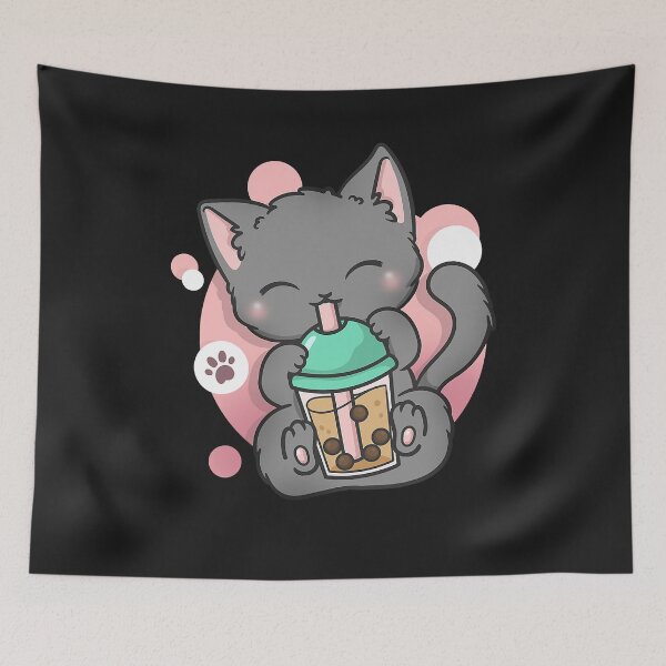 Item preview, Cat Boba Tea Bubble Tea Anime Kawaii Neko  designed and sold by zorinaabzs143.