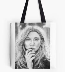 Natalie Dormer Portrait Drawing Tote Bag