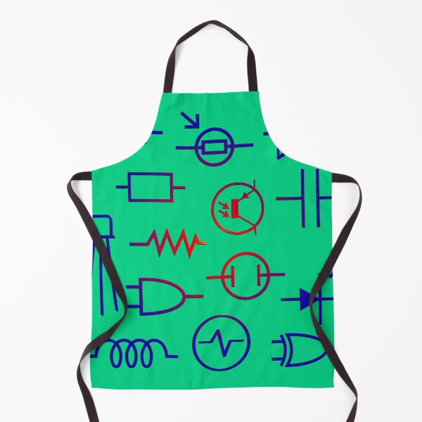 Item preview, Graphic Electronic Components Collage designed and sold by EngineersArt.