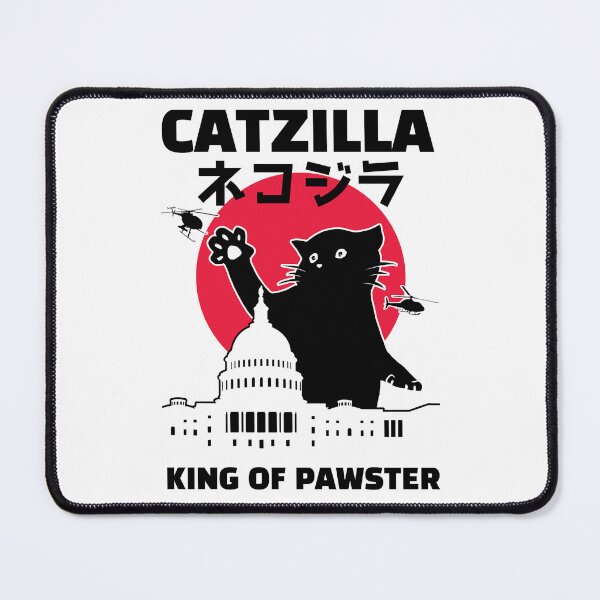Item preview, CATZILLA CAT GODZILLA PARODY designed and sold by OpheliaHamilton.