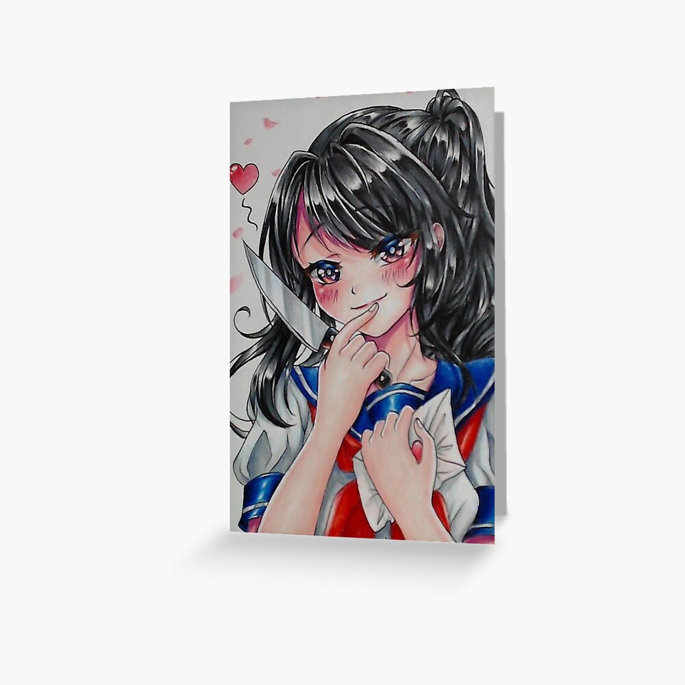 Yandere Simulator- Osana Najimi Greeting Card for Sale by Sparkese