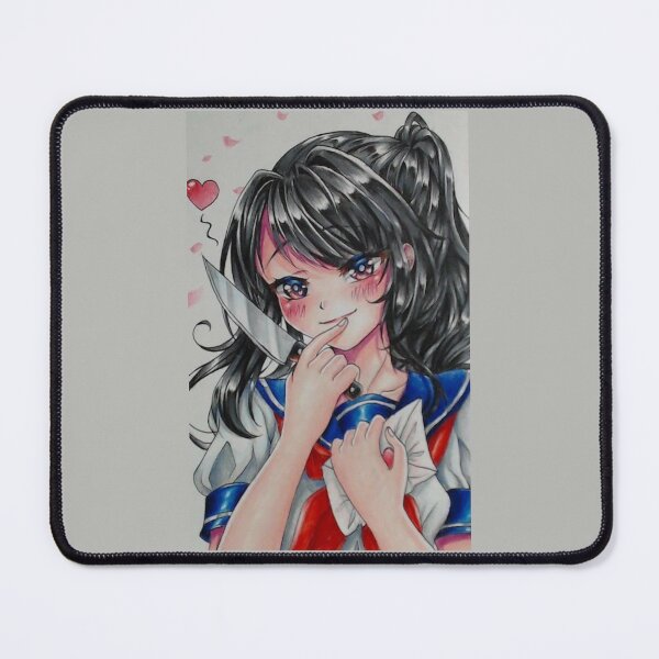 Yandere Simulator Osana Najimi (Uniform 6) Hemmed Mouse Mat for