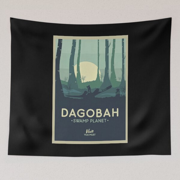 Item preview, Dagobah Swamp Planet Visit You Must Stár Wárs designed and sold by PaulaSpringArt.