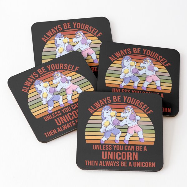 Item preview, Always Be Yourself Unicorn boxing match designed and sold by EriceGarcia.