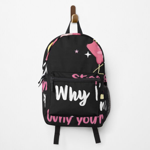Item preview, Funny Flamingo Stop Asking Why I'm Crazy designed and sold by zorinaabzs143.