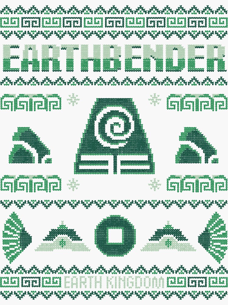 Earthbender Earth Kingdom Avatar Last Airbender Sticker By