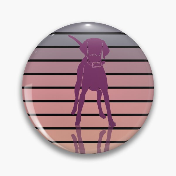 Item preview, Vizsla in the purple sunset designed and sold by Tapidesign.