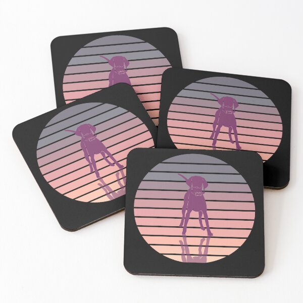 Item preview, Vizsla in the purple sunset designed and sold by Tapidesign.