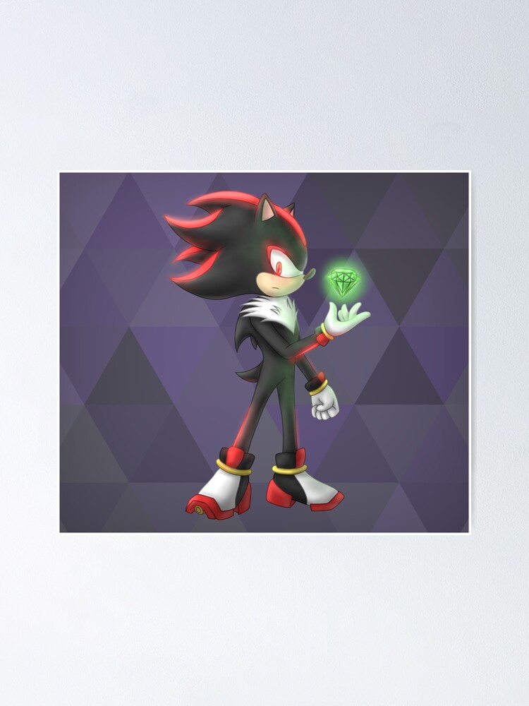 Shadow the Hedgehog (Glow Version) Poster for Sale by