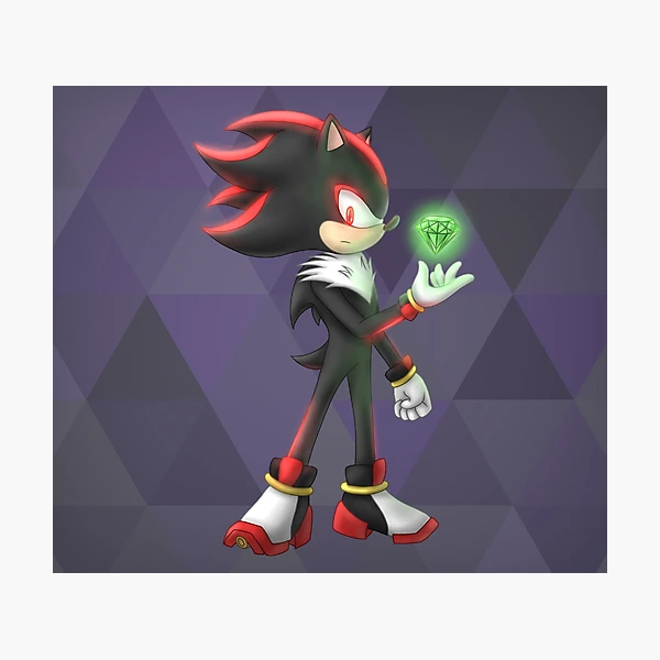 Shadow the Hedgehog (Glow Version) Poster for Sale by