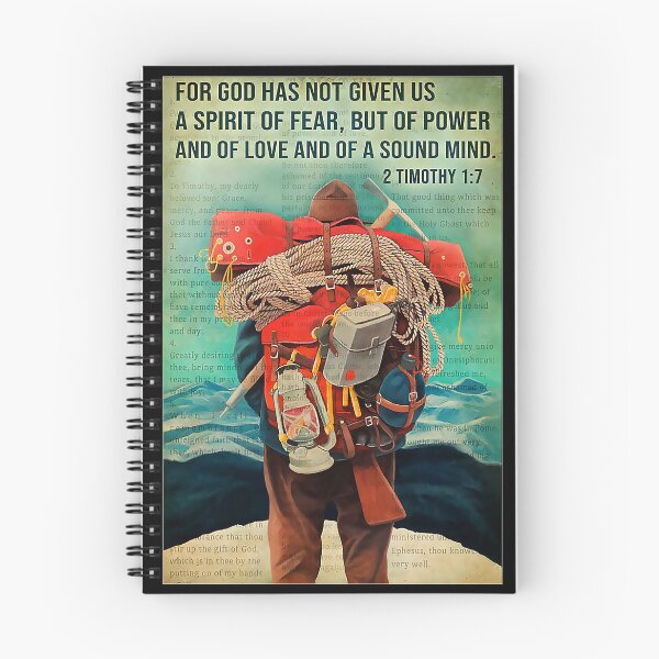 Item preview, Hiking For God Has Not Given Us A Spirit Of Fear designed and sold by FrogMud34.