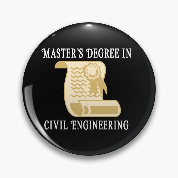 Item preview, Masters Degree in Civil Engineering - College - University - Graduation - Graduatees designed and sold by GraduaTees.
