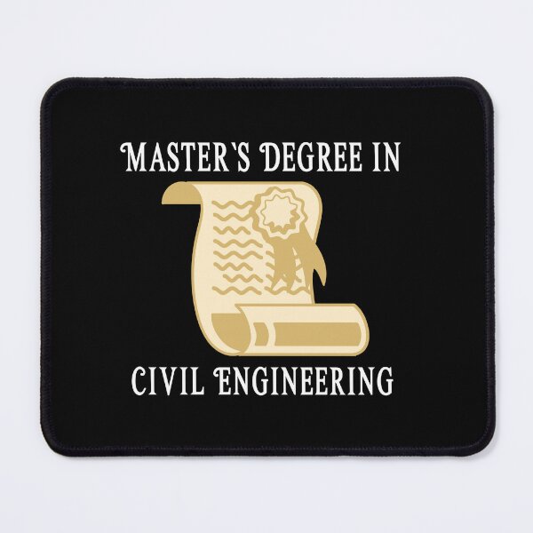 Item preview, Masters Degree in Civil Engineering - College - University - Graduation - Graduatees designed and sold by GraduaTees.