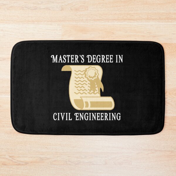 Item preview, Masters Degree in Civil Engineering - College - University - Graduation - Graduatees designed and sold by GraduaTees.