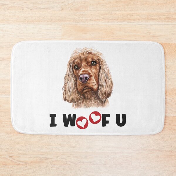 Item preview, English Cocker Spaniel Dog I Woof You designed and sold by Blok45.