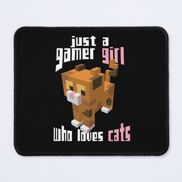 Item preview, Just a gamer girl who loves cats designed and sold by francodelgrando.