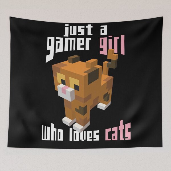 Item preview, Just a gamer girl who loves cats designed and sold by francodelgrando.