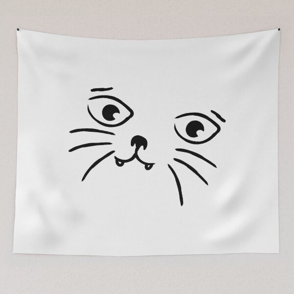 Item preview, Cat Face Cute Cat Funny Cat  designed and sold by AwesomeArt13.