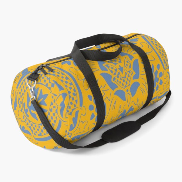 Item preview, Vintage Ornament Pattern - Mustard Yellow and Blue designed and sold by LamaraK.