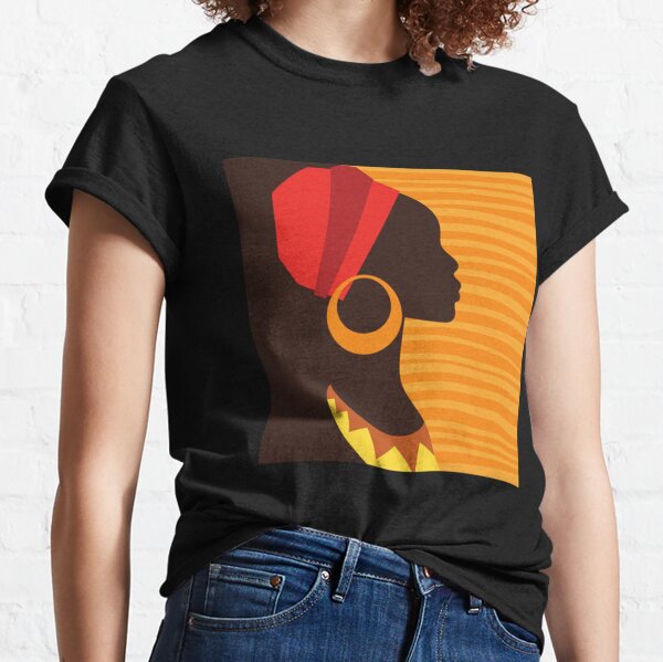 T shirt wax africain femme hot sale