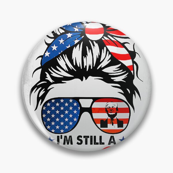 Item preview, Trump Girl Let's Go Branson Brandon Messy Bun Bleached designed and sold by zorinaabzs143.